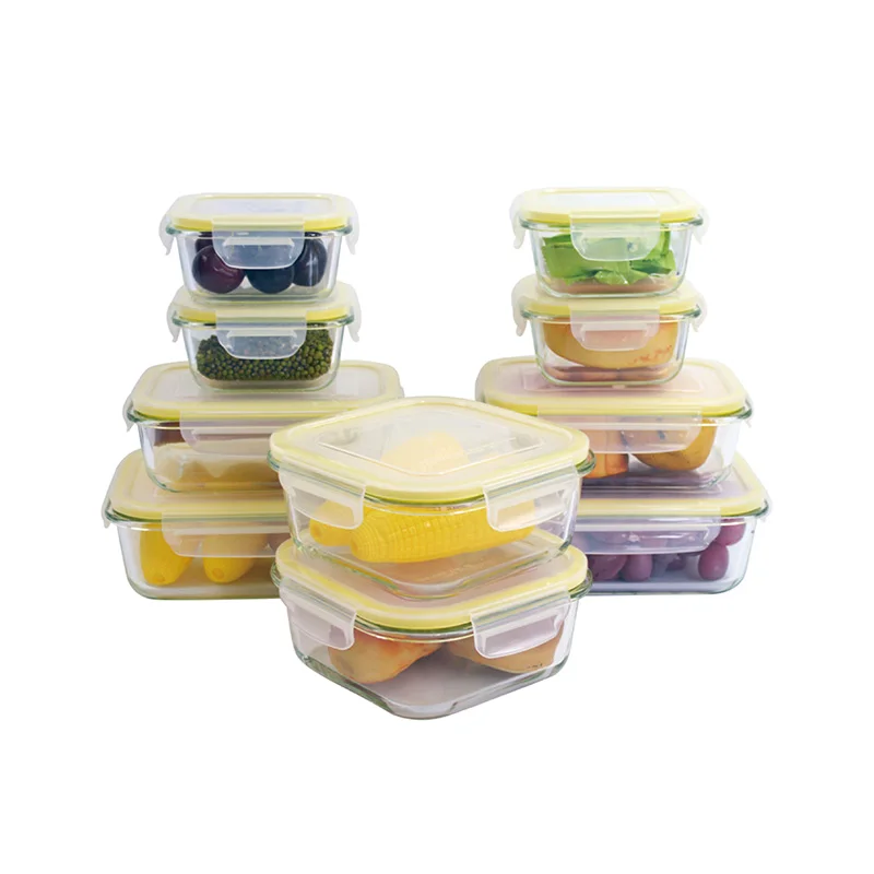 1 Glass food container