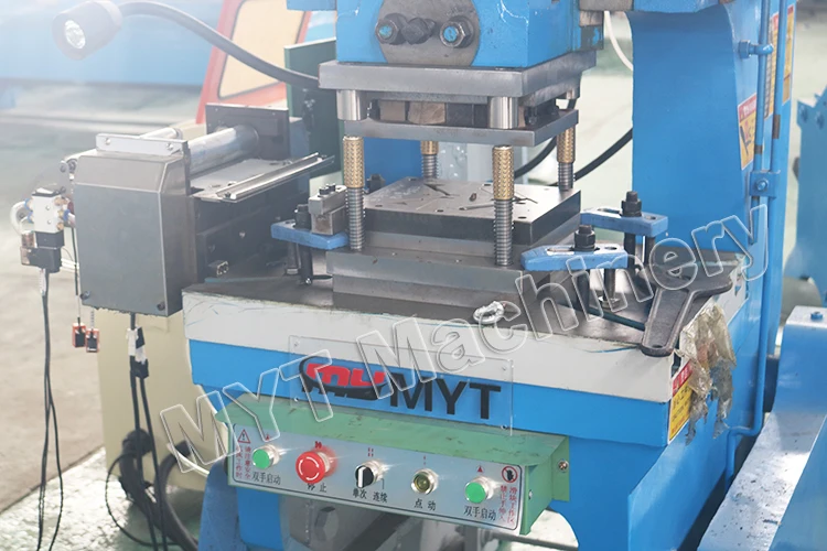 Myt Brand Factory Price Hvac Duct Tdf Corner Punching Machine For Sale