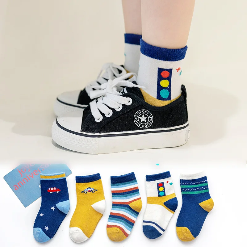 

free shipping New Baby Kids Soft Cotton Socks Boys Girls Baby Cute Cartoon animal Stripe Dots Fashion Sport Socks hot sale, As photo