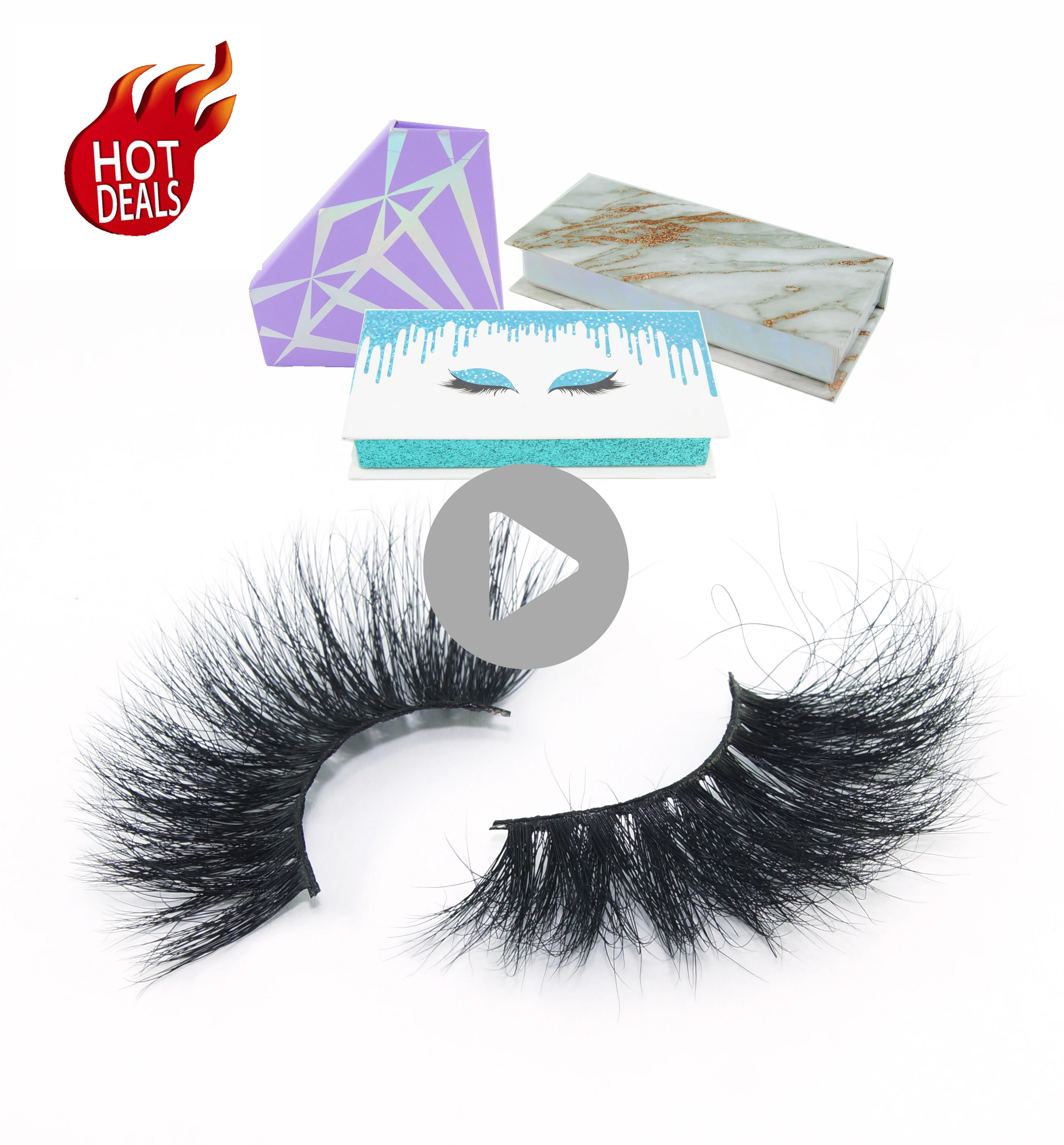 

Best sellers products mink eyelashes vendor wholesale 3d/25mm mink eyelash lashes vendor private label eyelashes own brand, Black