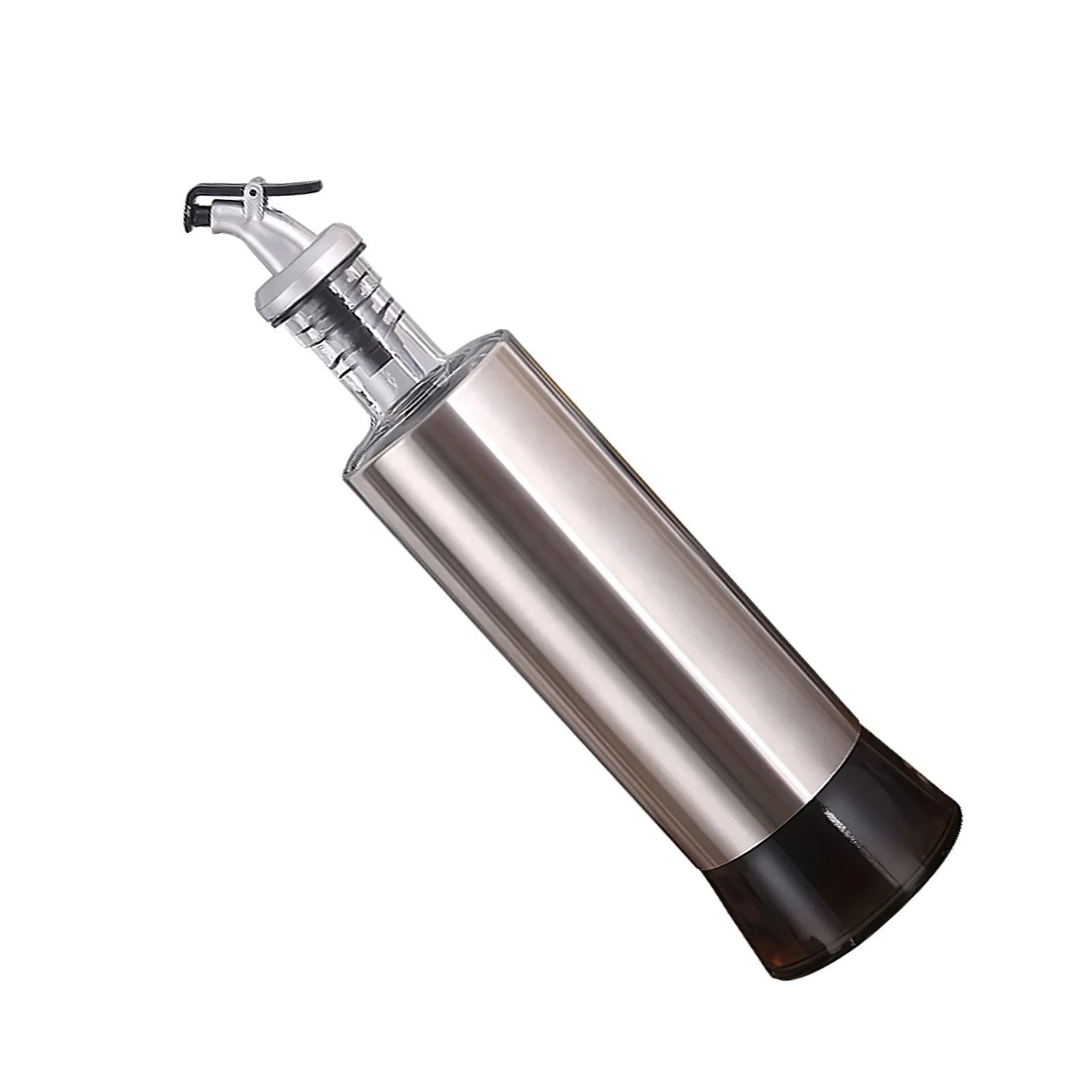 

Stainless steel oil bottle light oil dispenser oil tank seasoning bottle