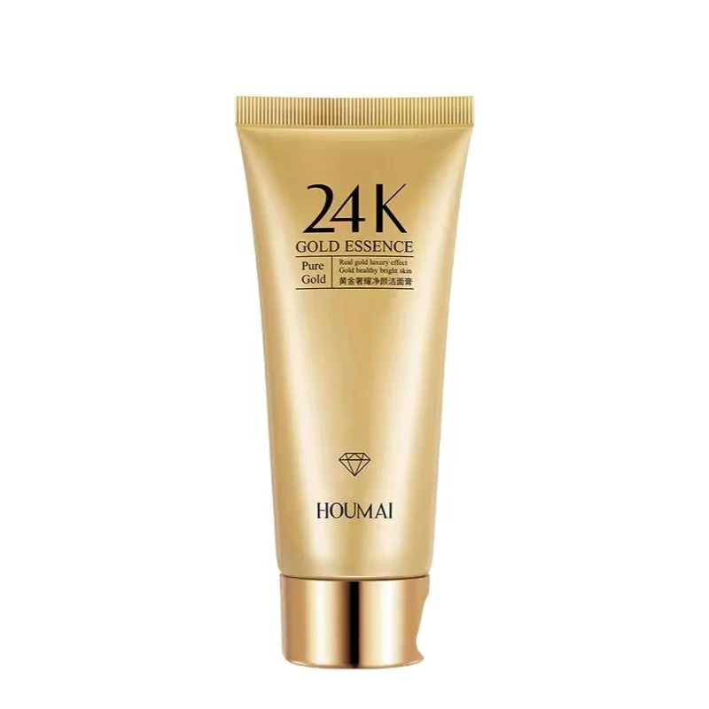 

Factory wholesale 24k deep cleansing cream cleansing oil control cleansing cleanser skin care products, Gold