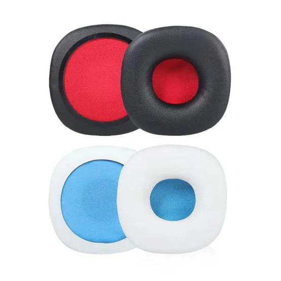 

Free Shipping High Quality Professional Replacement Ear Pads Cushion Compatible with Sony NWZ-WH505 WH503 Over-Ear Headphones, Black with red;white with blue