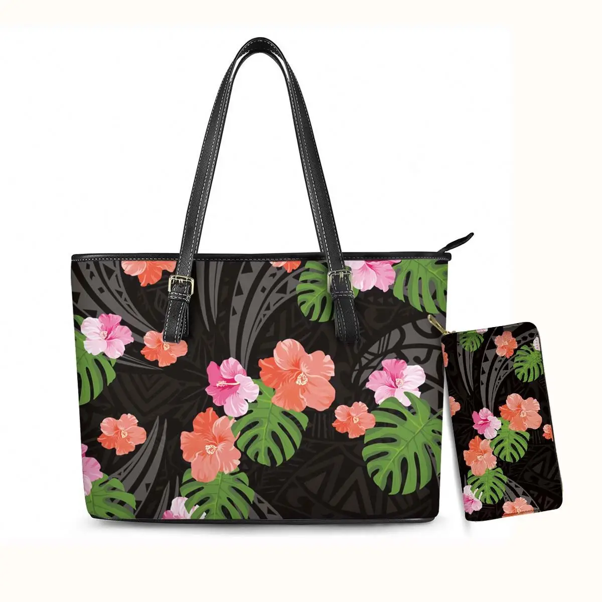 

OEM Free Sample Polynesia Hawaiian Style Replicate Handbag Luxury Fashionable Purse, Accept custom made