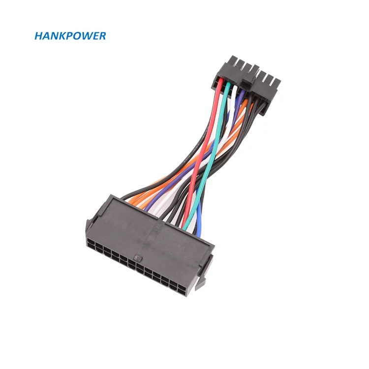 

18AWG 24pin to 14pin Wire ATX 24 Pin To 14 Pin Adapter Cable for Lenovo IBM Dell Q77 B75 A75 Q75 Motherboard