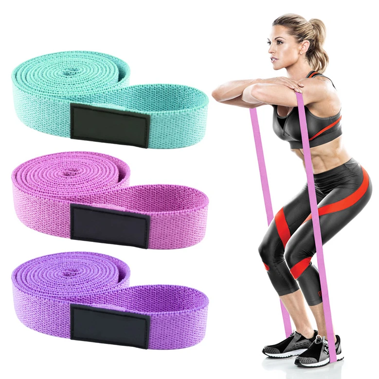 

208cm long yoga bands tension belt stretch fitness resistance band pull-up weight bearing resistance band, Customized color