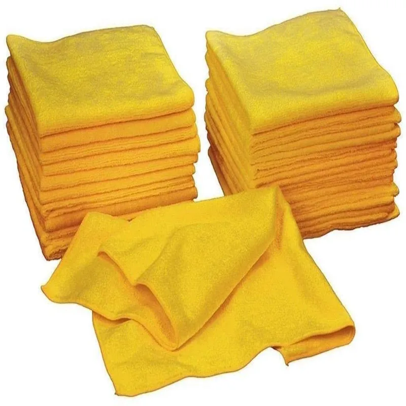 

Hot China Products Microfiber Plain Towel Rags Multi Colors Cleaning Clothes