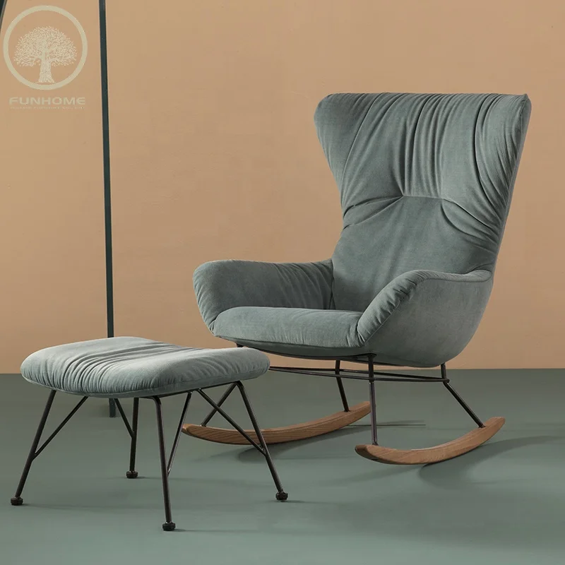 Venta al por mayor sillas mecedoras de hierro-Compre online los mejores