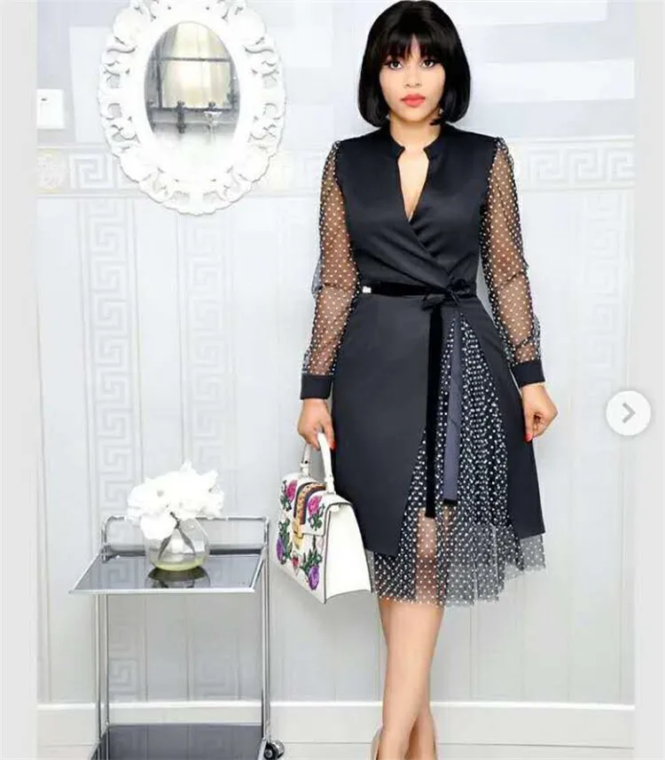 

YQ925 free shipping European and American African ladies fashion dress Hot African Pretty dresses women lady elegant, As shown