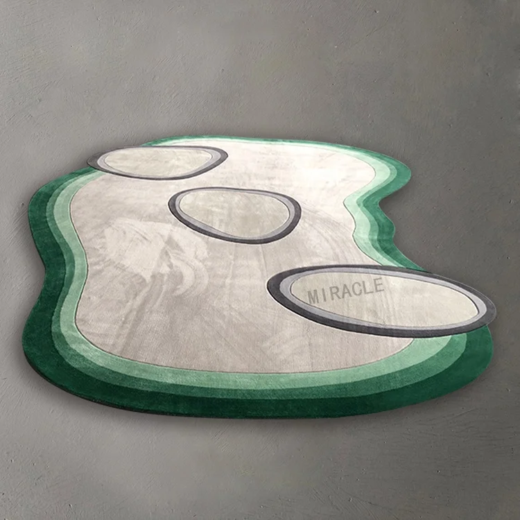 Unique Novelty Shape Rug Set Modern Simplicity Custom Acrylic Area Rug Wabi Sabi Carpet for Home Decoration