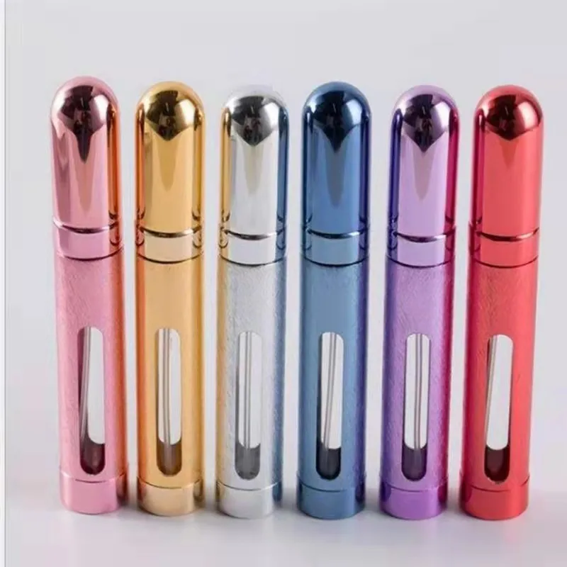 

12ml Portable Mini Refillable Perfume Bottle With Spray Scent Pump Empty Cosmetic Containers Atomizer Bottle For Travel Tool