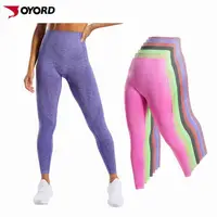 

80% Nylon 20% Spandex High Waist Leggings Seamless Gym Yoga