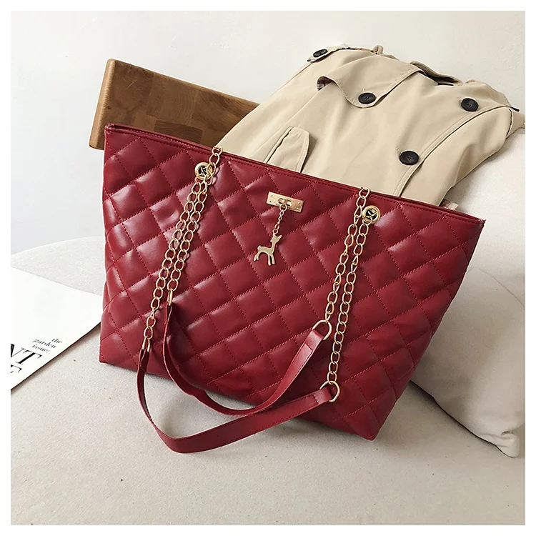 

Fashion Pu Leather Handbag Manufacturers Custom-Made Large-Capacity Shoulder Bags Cheap Women's Bags