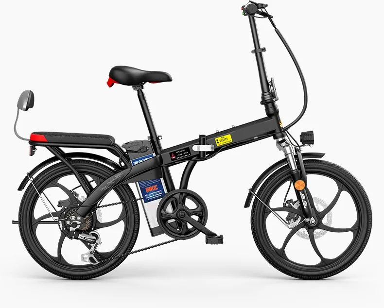 

Hot Sale Wholesale Folding Portable Mountain Bike Booster 48 V Lithium Battery Electric Bicycle Chopper Bicycle
