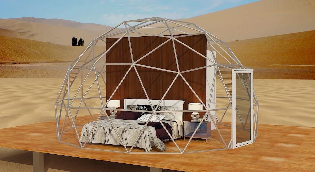 
China factory price luxury custom event outdoor clear prefabricated geodesic dome kit tent 