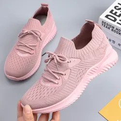 996 Women's non-slip casual knitted sports shoes h
