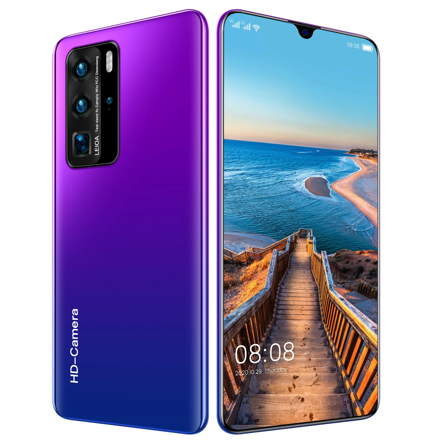 

P40 Pro smart phone new big screen 7.1-inch 5G Android phone 12GB+512GB dual SIM card Big battery5600mAh