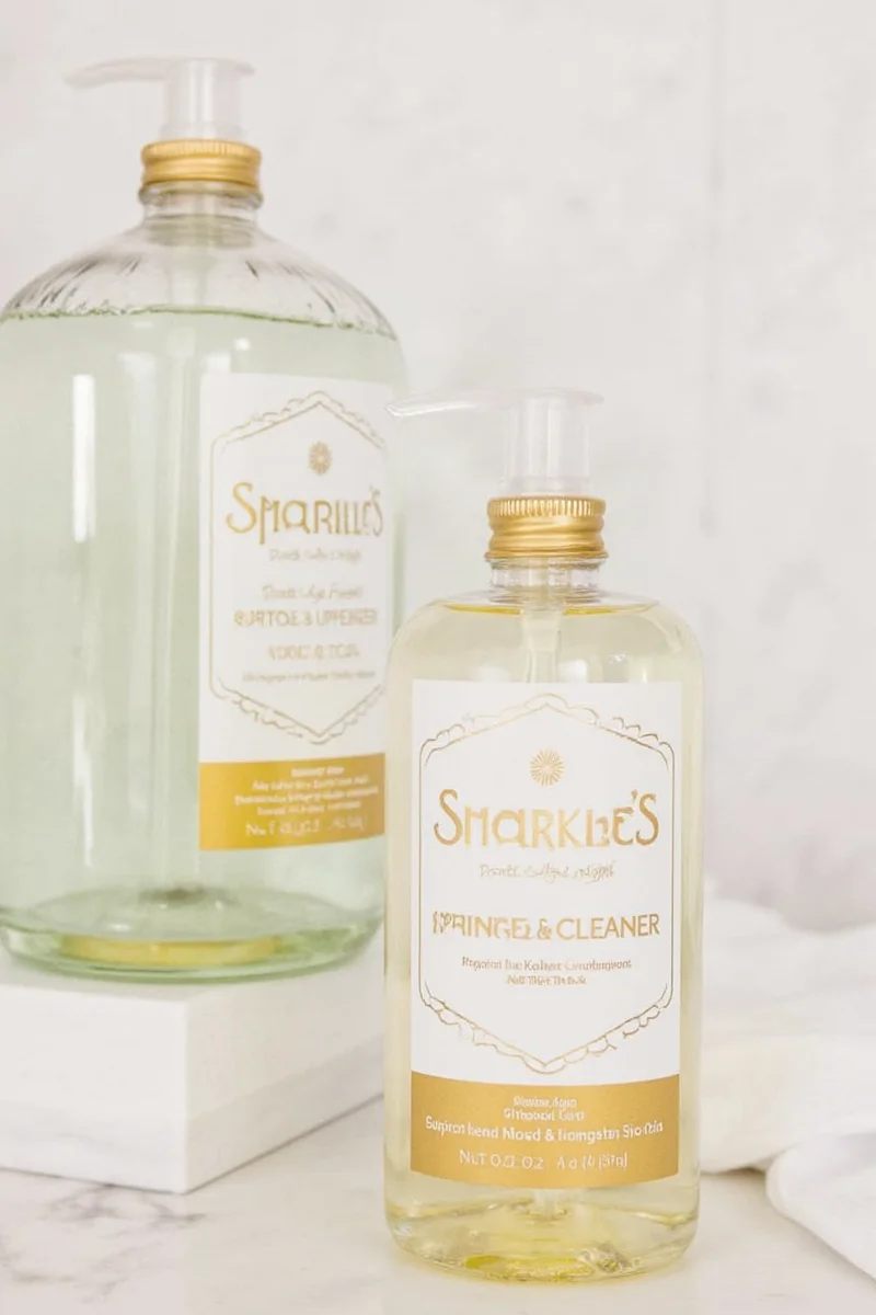 Comparison of homemade vs commercial cleaner ingredients