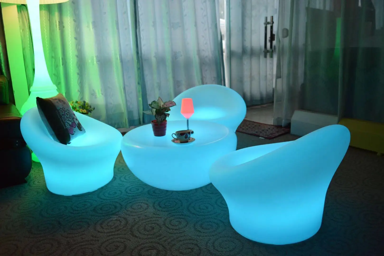 Led Lighting Chair/colorful Led Ktv Chair Buy Led Lighting Chair,Led