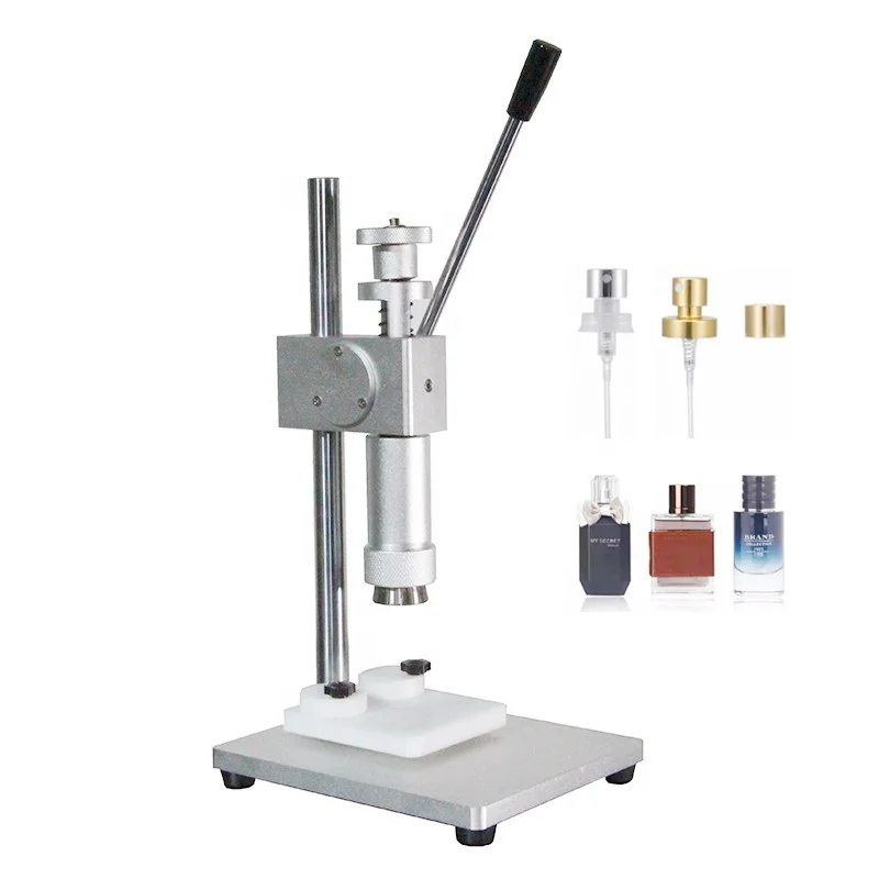 

Manufacturers sell high-quality vertical manual perfume crimping machine