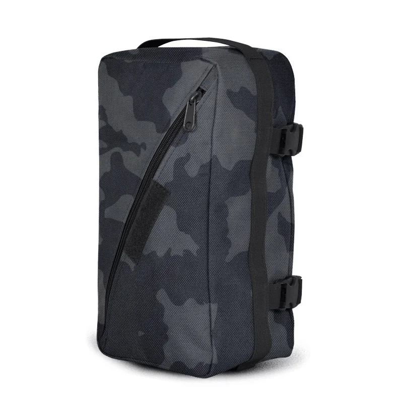 

2021 New Color Fashion Storage Bag Organizer Carrying Bag Hiking Travel Sorting Backpack Shoe Bag, Black green khaki