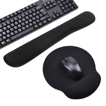

Custom logo rubber memory foam keyboard and mouse pads with wrist rest, Customized color
