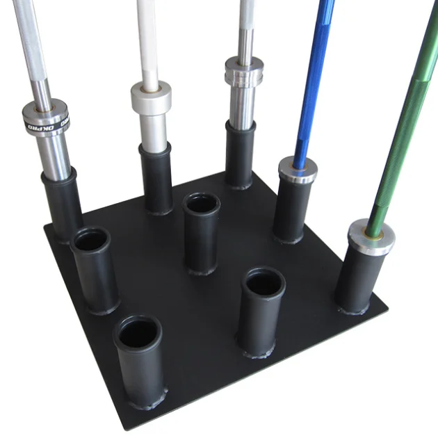 

Wholesale 9 Bar Olympic Barbell Bar Holder Barbell Storage Barbell Rack, Black