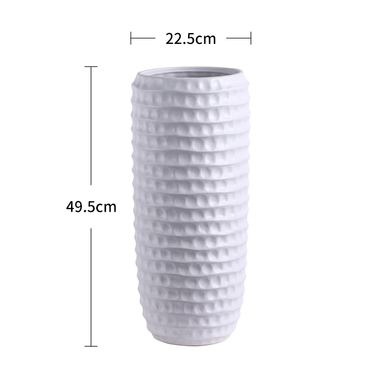 Top sale wedding vase decoration custom matt large flower vase set porcelain for home decor.jpg