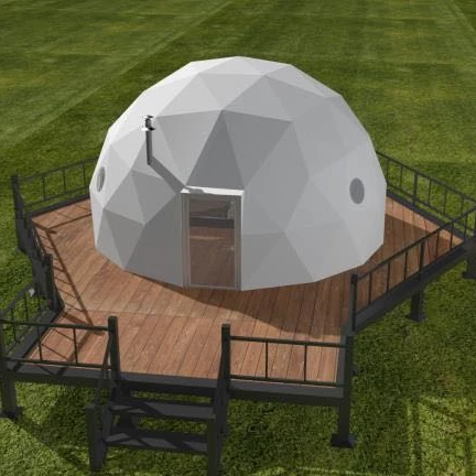 

4m 5m 6m 7m 8m Gedesic Dome House Tent, Glamping Dome for Hotel