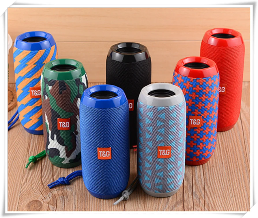 Gift portable speaker waterproof support TF card FM radio bluetooth speaker of TG117 - ANKUX.COM