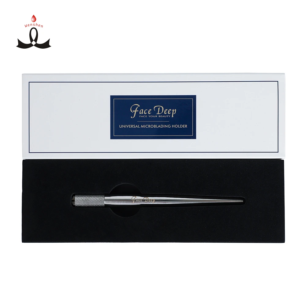 

Hot Sale Face Deep Microblading Permanent Makeup Eyebrow Pen Manual Tattoo Tool Kit for 3D Eyebrow Lip Embroidery Pen, Sliver