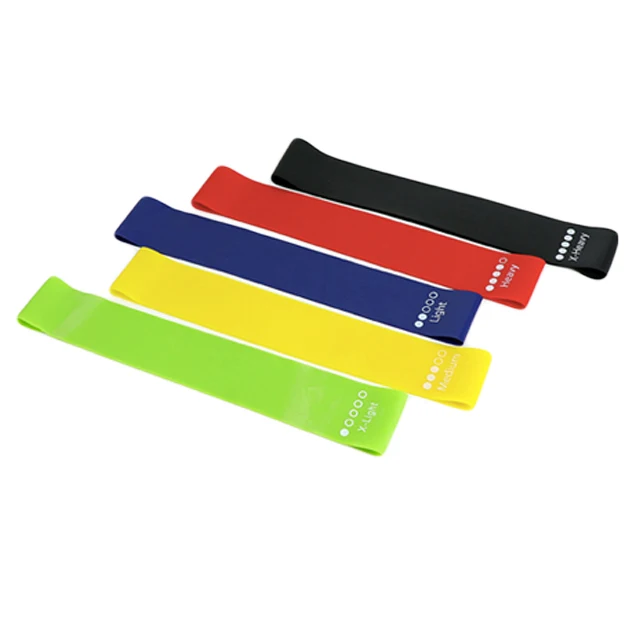 

Eco Friendly Recycle TPE Resistance Bands 5 Piece Set with Carry Bag for Women