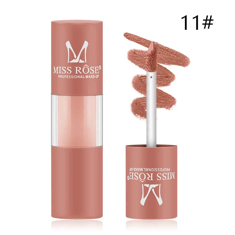 

New Arrival Non Stick Cup Mask Waterproof Matte Liquid Lipstick Private Label Nude Lip Gloss