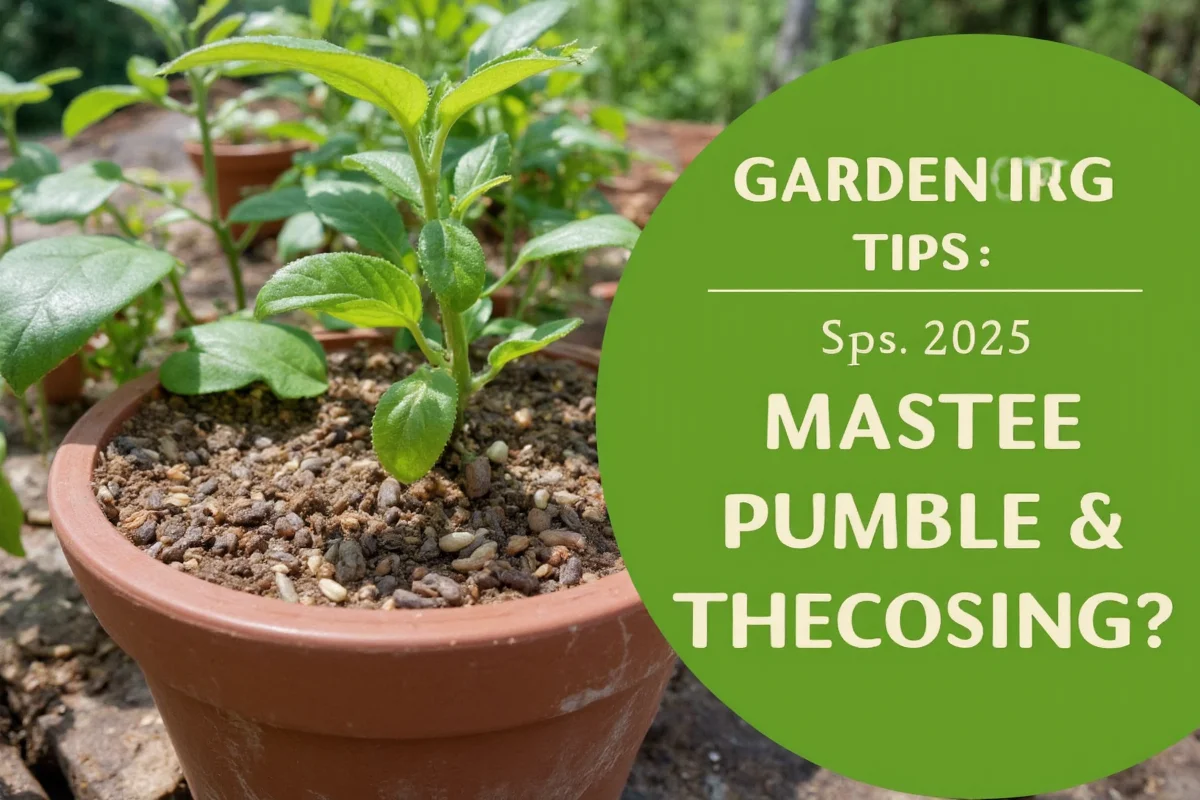 Gardening Tips 2025: Master Plant Culture & Growth