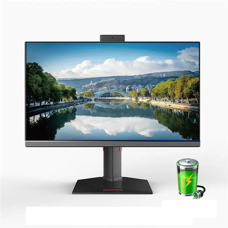 

23.8 Inch LED Monitor Pc All In One Built-in UPS Battery All In One Pc Aio Desktop Computer