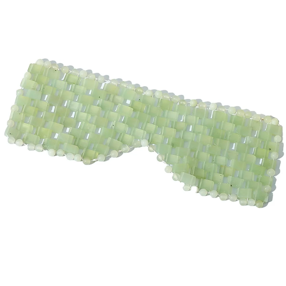 

Cold Facial Green xiuyan Jade comfortable Sleep Eye Mask Ensure quality of sleep XiuYan Eye Mask Jade face Mask