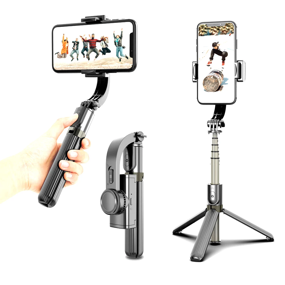 

2021 ITRAGO SS-L08 Life Recording Vlog Smartphone Gimbal Stablizer Tripod, Black/white