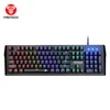 Computer RGB Lighting Mechanical Keyboard MK885 Original Fantech brand Cheap Keyboard Removable Optical blue Switch