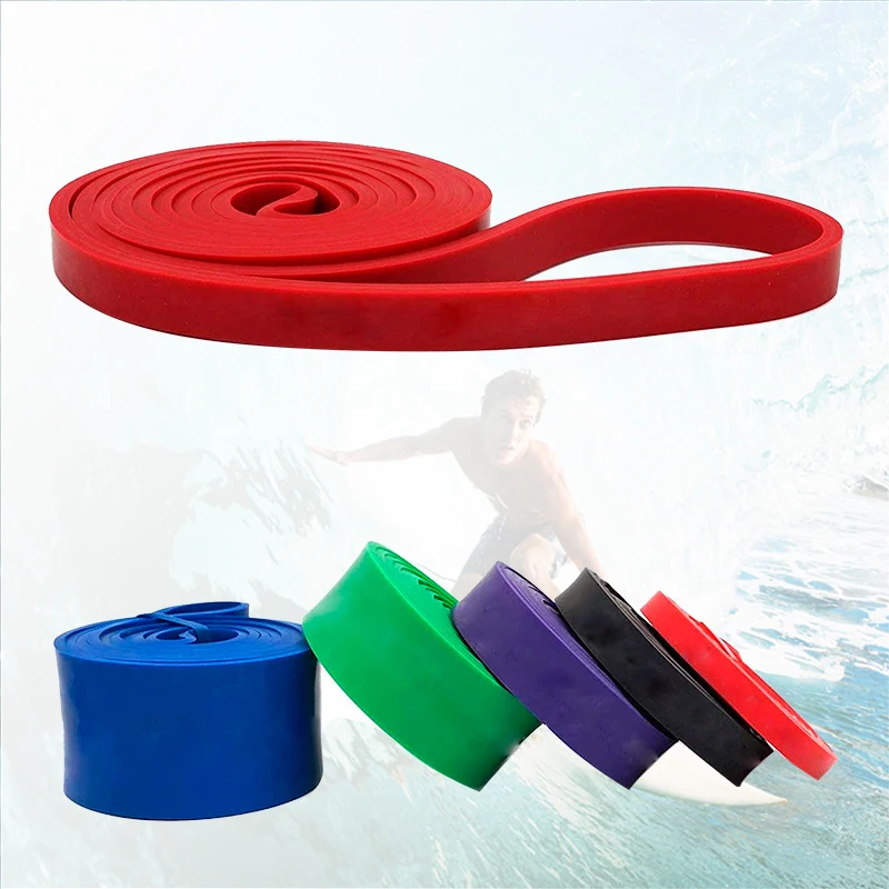 

A One Amazon 2021 Hot Sale Custom Logo Fitness TPE Yoga Strap Private Label Elastic Hip Resistance Band Set, Customized color