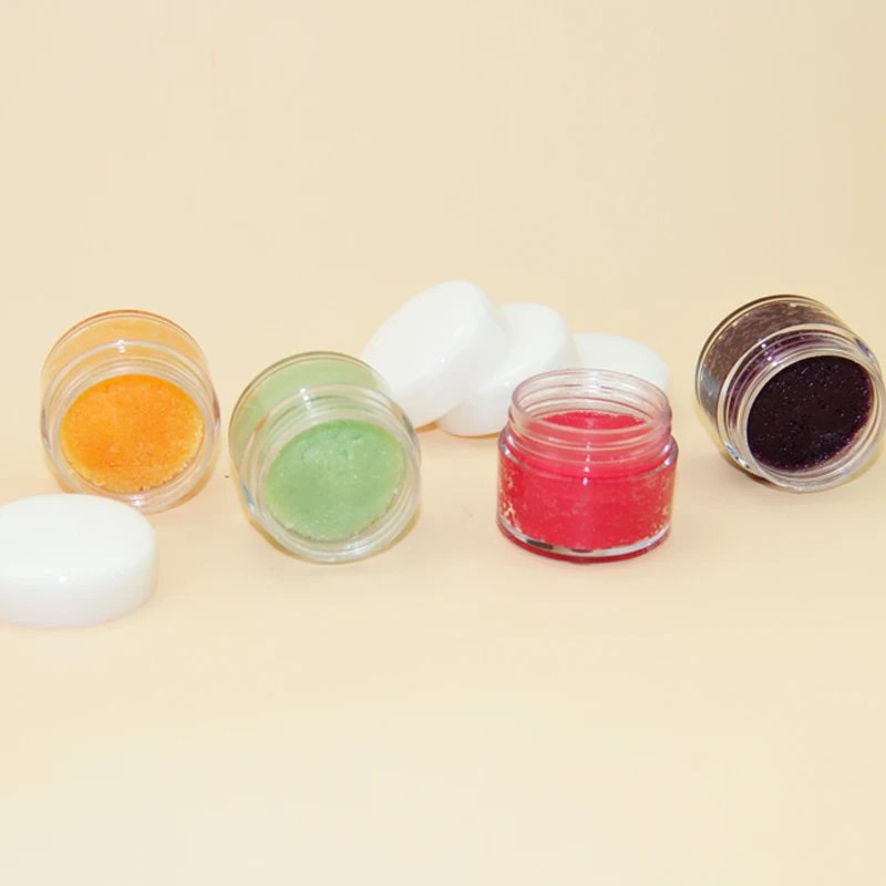 

Wholesale Custom Logo Natural Pink Lip Exfoliating Scrub Organic Vegan Sugar Lip Scrub