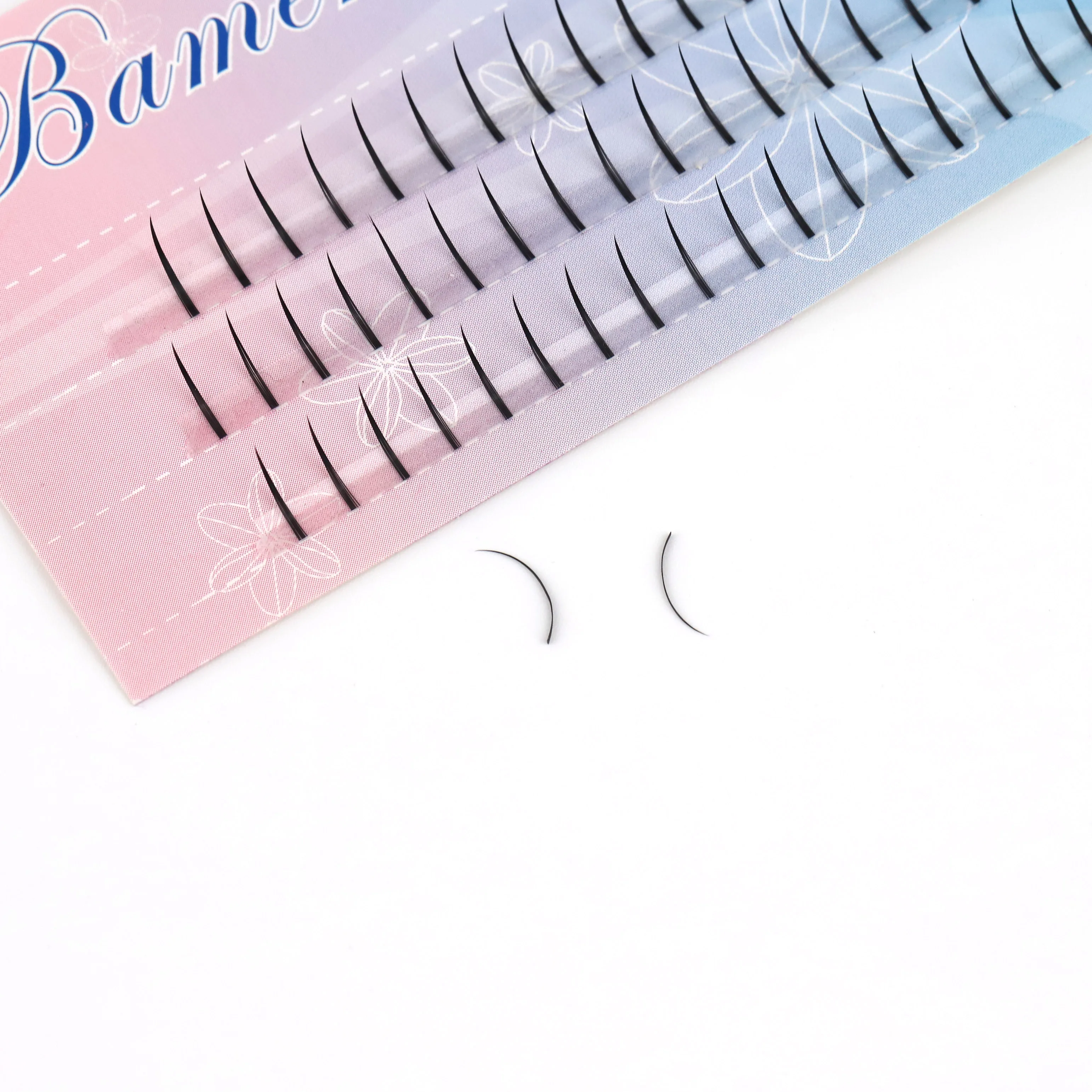 

Korea PBT fiber promade 8d individual lashes soft 0.07mm 0.05mm faux mink individual lashes, Natural black