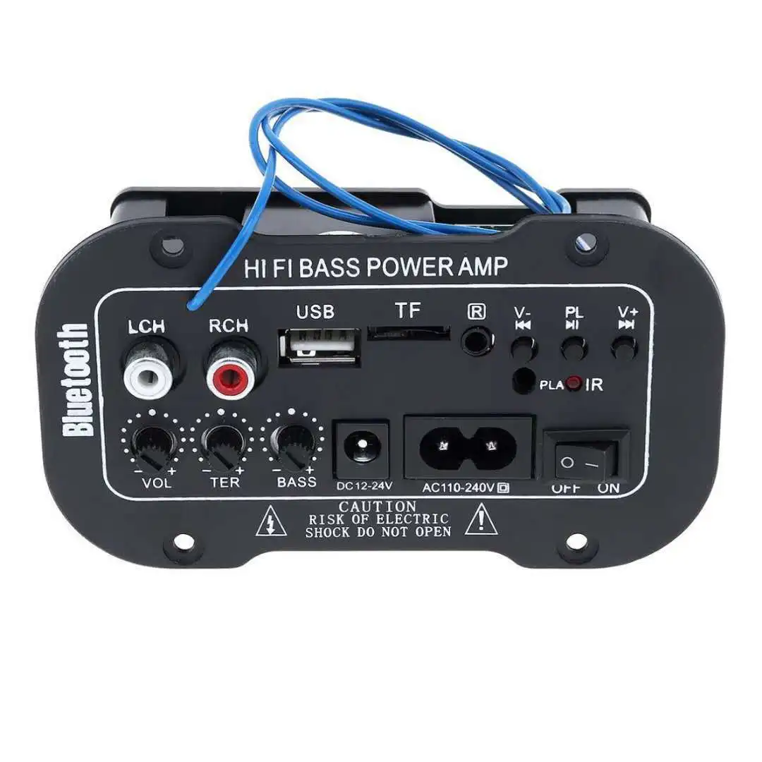 

Amplifier Board DC 9-15V 30W Digital Audio Power Amplifier Module Stereo Dual Channel 15W + 15W Amplificador Car, Black