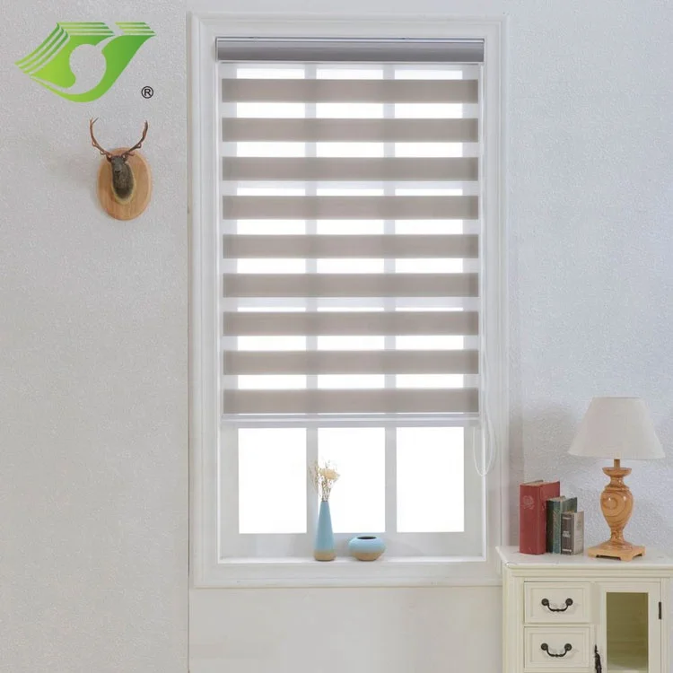 
Wholesale Motorized Chainless Zebra Roller Blinds Superior Quality for Window Shade Automatic Day and Night remote control 