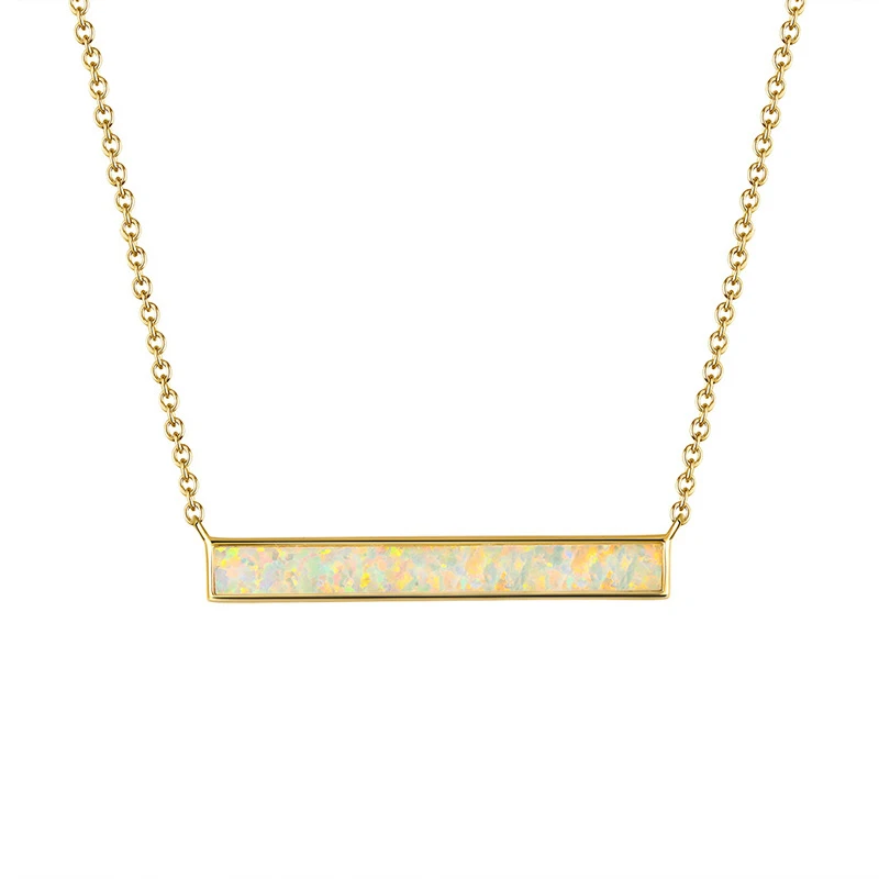 

Custom Jewelry Necklaces Opal Crystal Gold Plated Womens Set Women 925 Sterling Silver Necklace