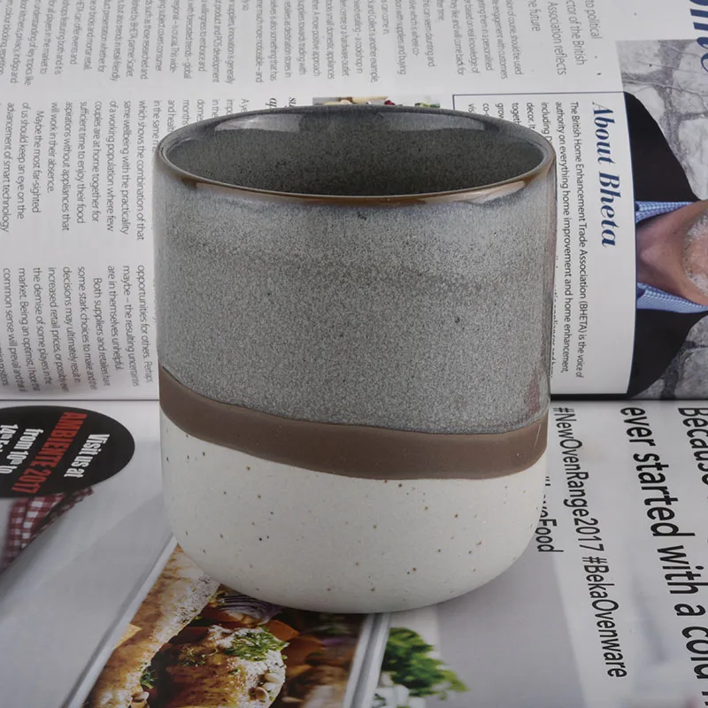 10oz custom ceramic candle jars