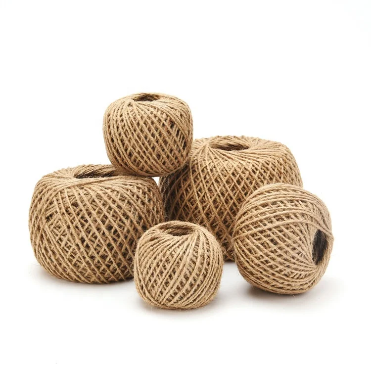 

Factory Price Natural Strong Jute Rope Hemp Rope String Twine for Crafts DIY Decoration Gift Wrapping Burlap Cord Indoor