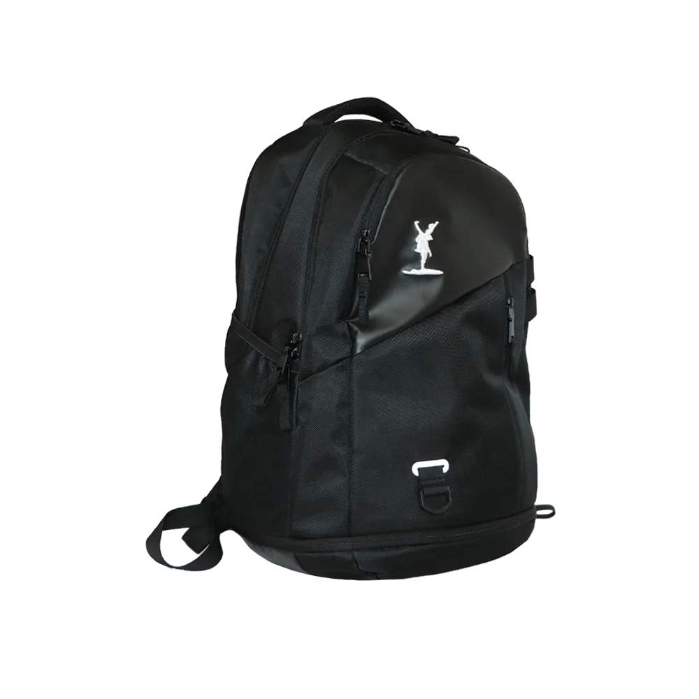 

Men's black classic backpack, Sports team sports backpack ,black school back bag