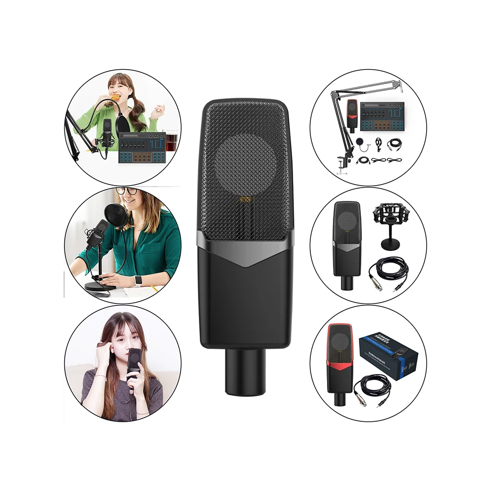 

Moinm BM-1000 xlr cables mic arm stand professional bm-800 xlr studio condenser microphone with tripod