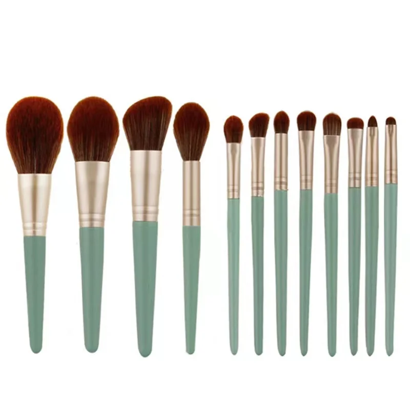 

High quality 13pcs private logo professional vegetarian makeup brush set