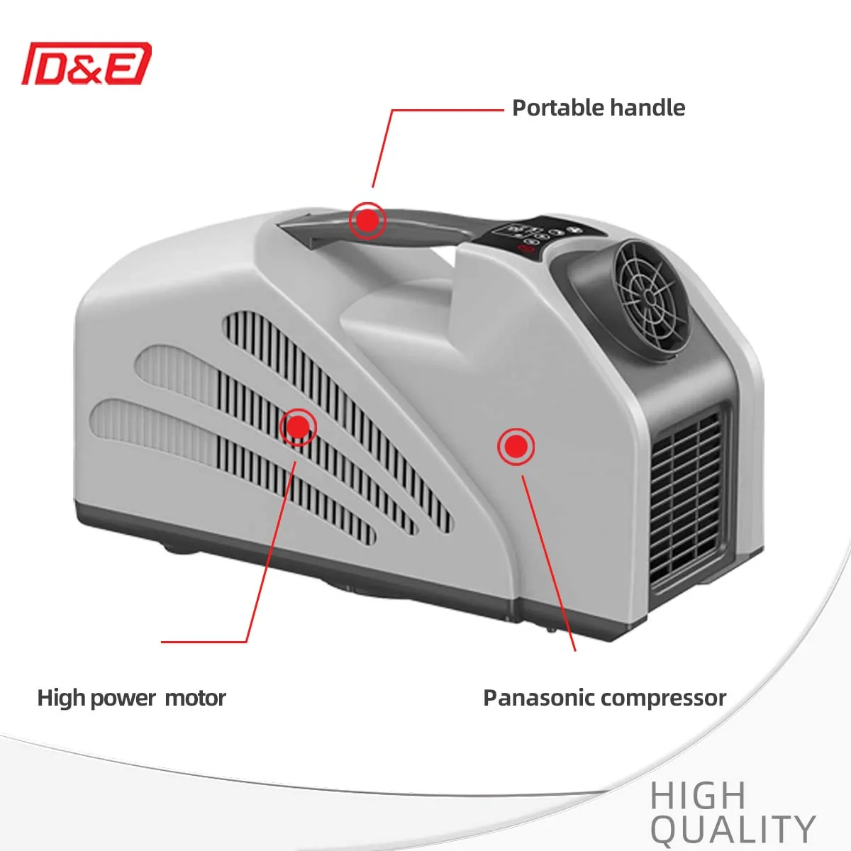 

Wholesale 250w Custom 2350 btu Outdoor DC 24V mini outdoor portable air conditioner for dry air